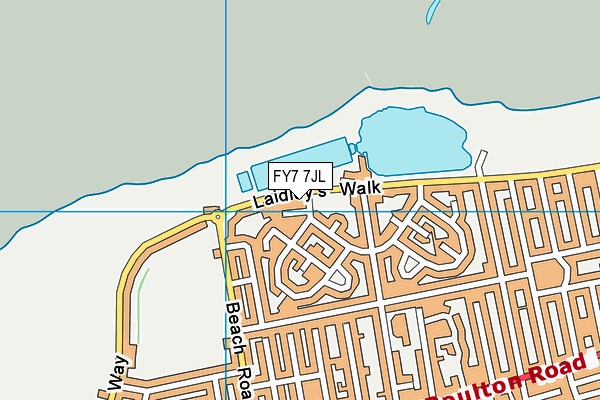 FY7 7JL map - OS VectorMap District (Ordnance Survey)