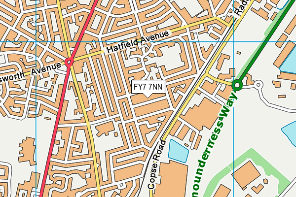 FY7 7NN map - OS VectorMap District (Ordnance Survey)