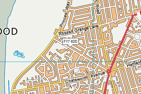 FY7 8DD map - OS VectorMap District (Ordnance Survey)