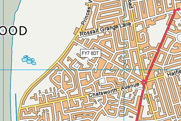 FY7 8DT map - OS VectorMap District (Ordnance Survey)