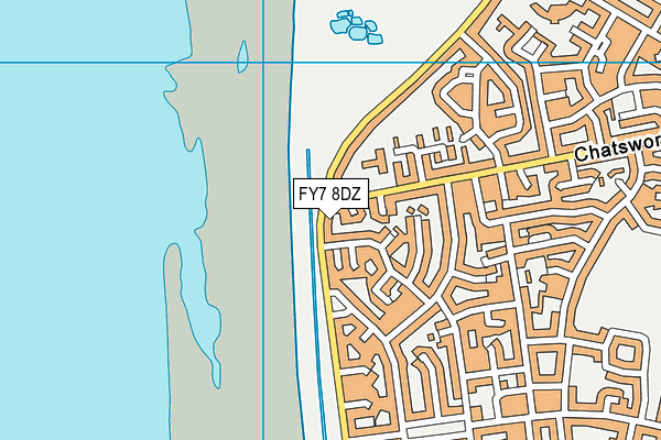 FY7 8DZ map - OS VectorMap District (Ordnance Survey)