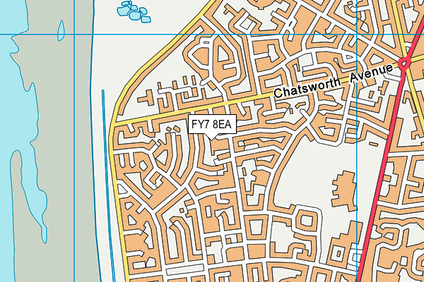 FY7 8EA map - OS VectorMap District (Ordnance Survey)