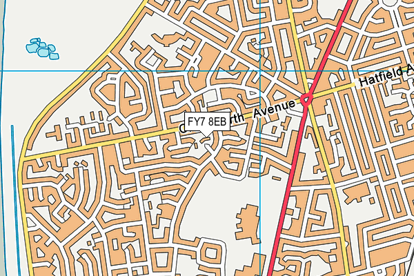 FY7 8EB map - OS VectorMap District (Ordnance Survey)