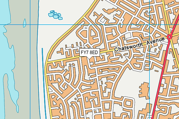 FY7 8ED map - OS VectorMap District (Ordnance Survey)