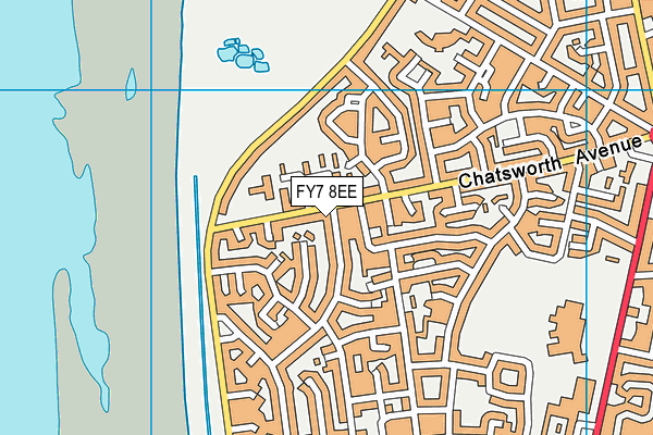 FY7 8EE map - OS VectorMap District (Ordnance Survey)