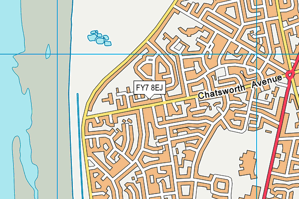 FY7 8EJ map - OS VectorMap District (Ordnance Survey)