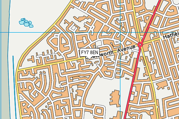 FY7 8EN map - OS VectorMap District (Ordnance Survey)