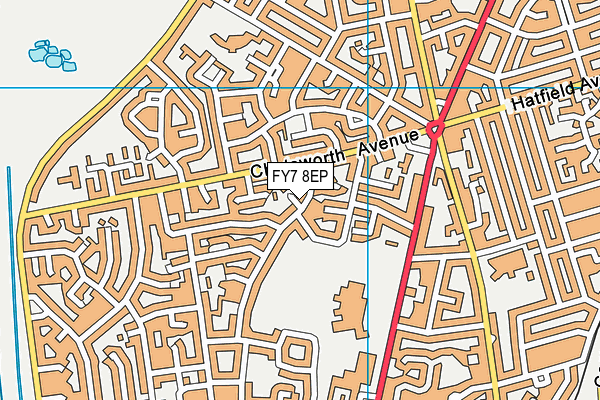 FY7 8EP map - OS VectorMap District (Ordnance Survey)