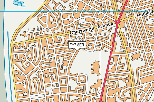 FY7 8ER map - OS VectorMap District (Ordnance Survey)