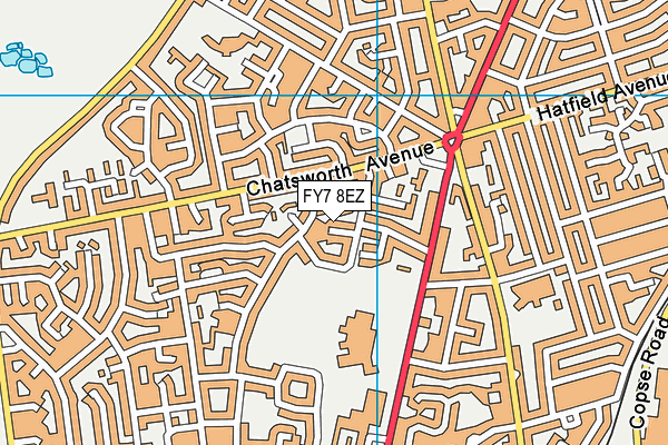 FY7 8EZ map - OS VectorMap District (Ordnance Survey)