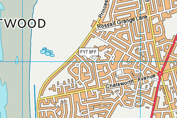 FY7 8FF map - OS VectorMap District (Ordnance Survey)