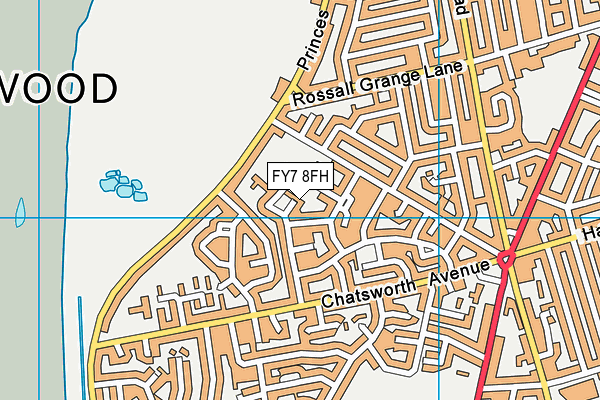 FY7 8FH map - OS VectorMap District (Ordnance Survey)