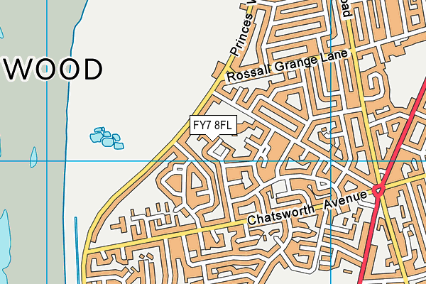 FY7 8FL map - OS VectorMap District (Ordnance Survey)