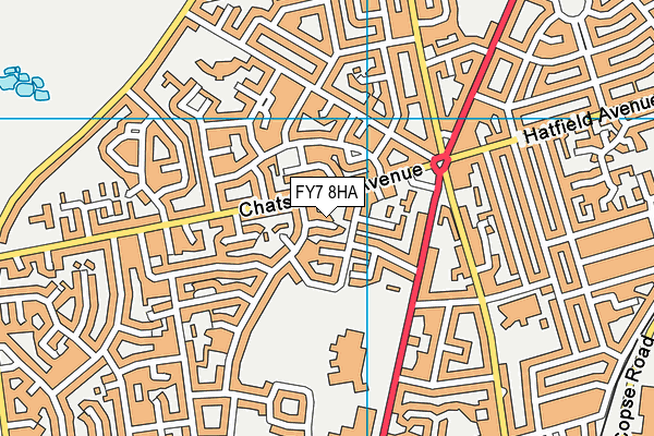 FY7 8HA map - OS VectorMap District (Ordnance Survey)