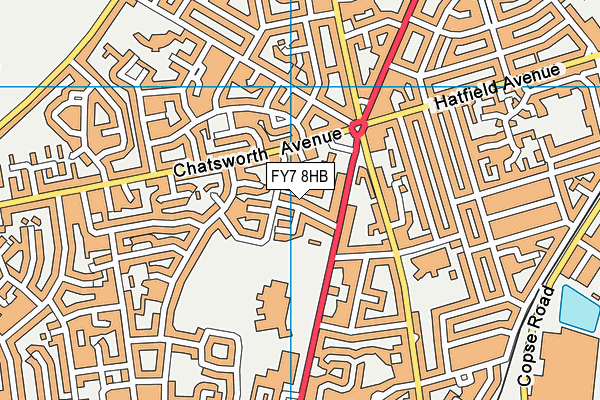 FY7 8HB map - OS VectorMap District (Ordnance Survey)