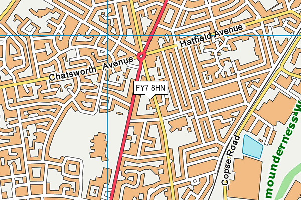FY7 8HN map - OS VectorMap District (Ordnance Survey)