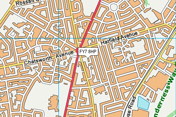 FY7 8HP map - OS VectorMap District (Ordnance Survey)