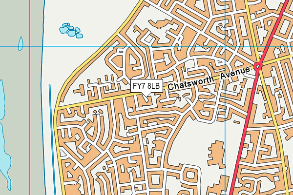 FY7 8LB map - OS VectorMap District (Ordnance Survey)