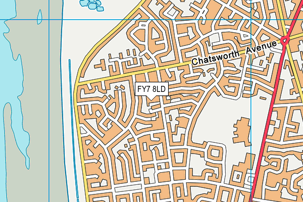 FY7 8LD map - OS VectorMap District (Ordnance Survey)