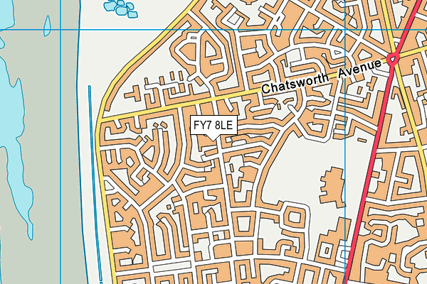 FY7 8LE map - OS VectorMap District (Ordnance Survey)