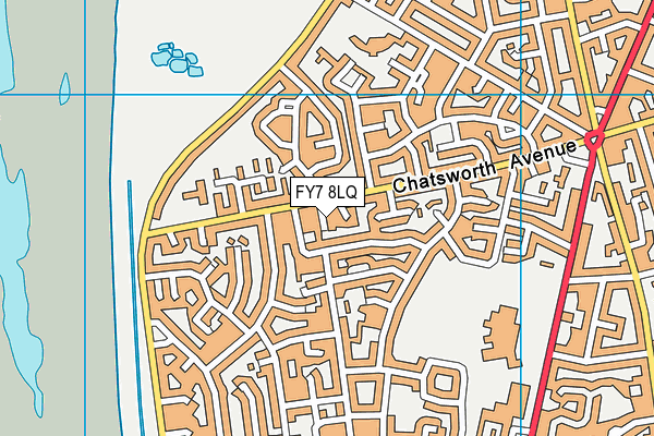 FY7 8LQ map - OS VectorMap District (Ordnance Survey)