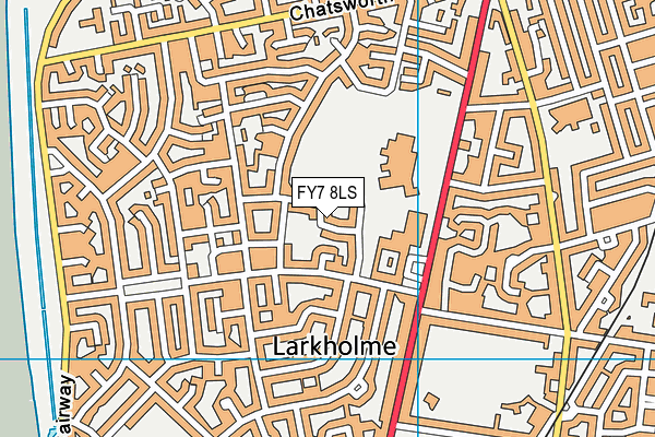 FY7 8LS map - OS VectorMap District (Ordnance Survey)