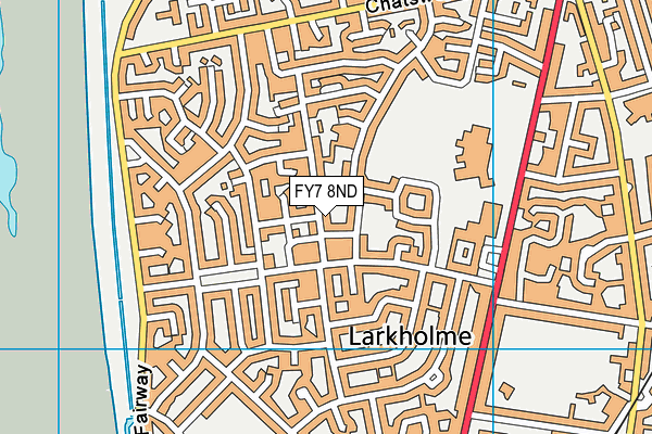 FY7 8ND map - OS VectorMap District (Ordnance Survey)