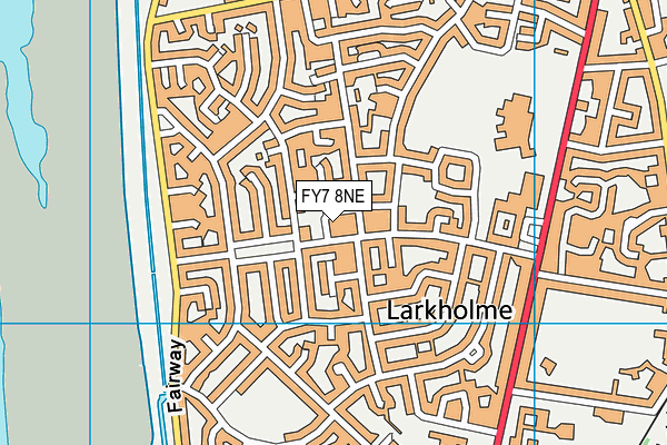 FY7 8NE map - OS VectorMap District (Ordnance Survey)
