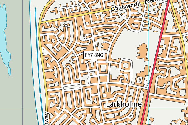 FY7 8NG map - OS VectorMap District (Ordnance Survey)