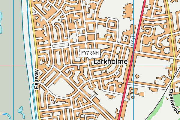 FY7 8NH map - OS VectorMap District (Ordnance Survey)