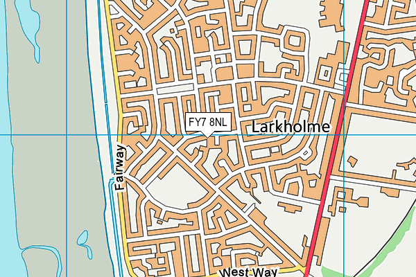 FY7 8NL map - OS VectorMap District (Ordnance Survey)