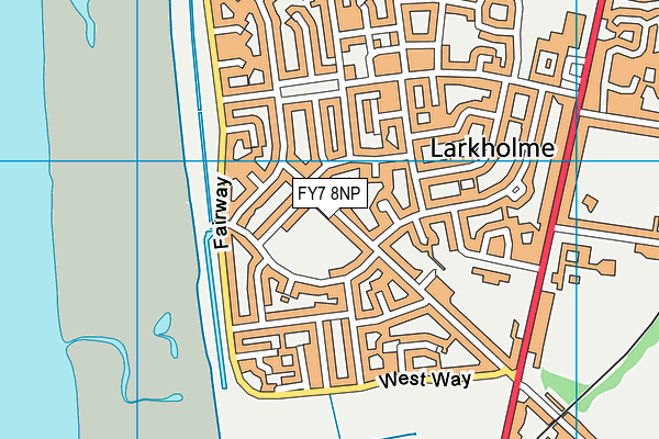 FY7 8NP map - OS VectorMap District (Ordnance Survey)
