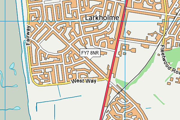 FY7 8NR map - OS VectorMap District (Ordnance Survey)