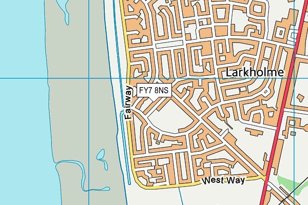 FY7 8NS map - OS VectorMap District (Ordnance Survey)