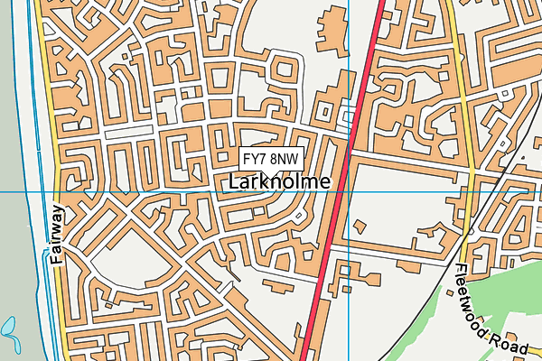 FY7 8NW map - OS VectorMap District (Ordnance Survey)
