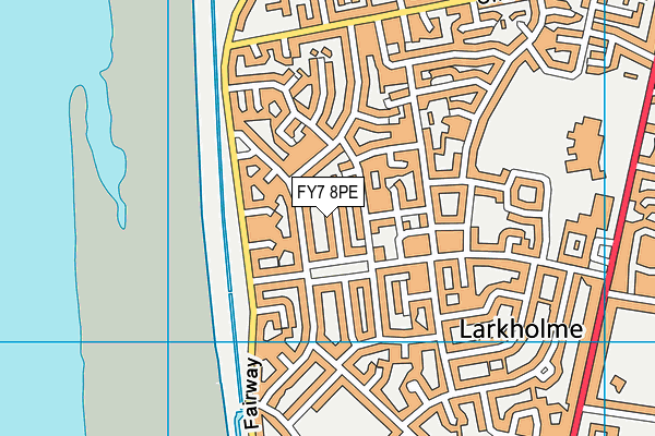 FY7 8PE map - OS VectorMap District (Ordnance Survey)