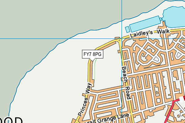 FY7 8PG map - OS VectorMap District (Ordnance Survey)