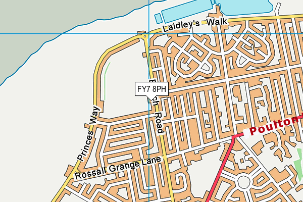 FY7 8PH map - OS VectorMap District (Ordnance Survey)