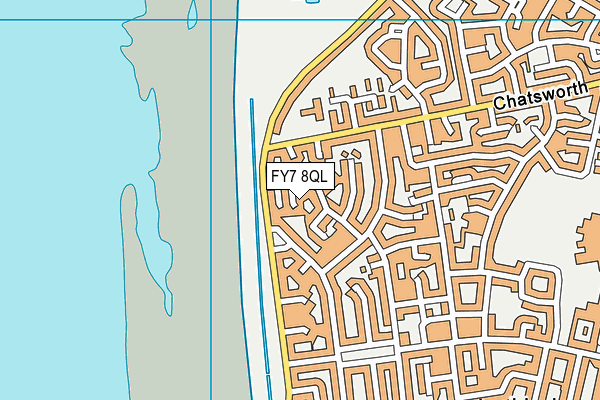 FY7 8QL map - OS VectorMap District (Ordnance Survey)
