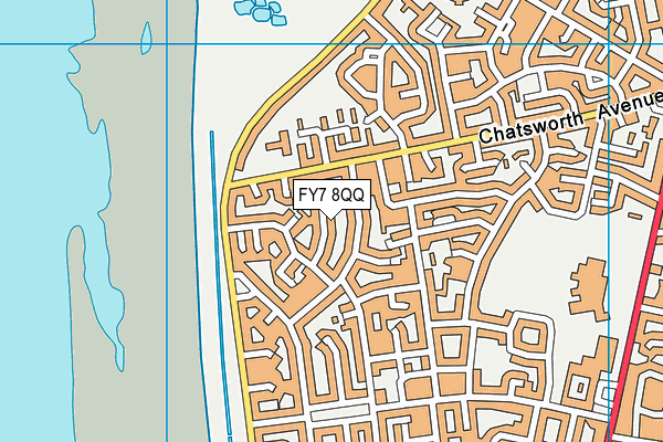 FY7 8QQ map - OS VectorMap District (Ordnance Survey)