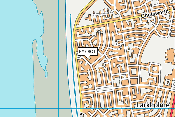 FY7 8QT map - OS VectorMap District (Ordnance Survey)