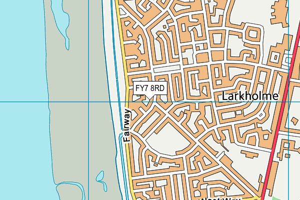 FY7 8RD map - OS VectorMap District (Ordnance Survey)