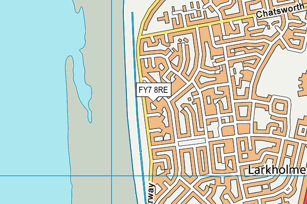 FY7 8RE map - OS VectorMap District (Ordnance Survey)