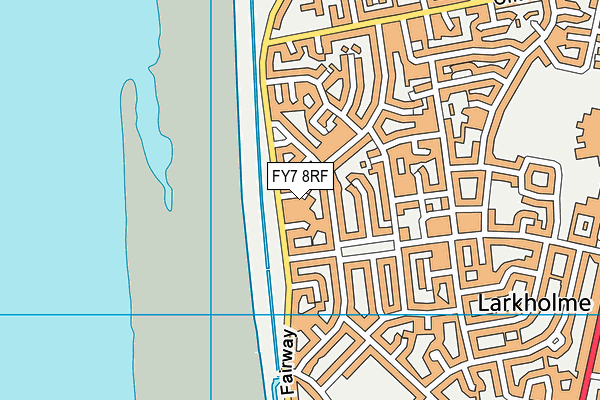 FY7 8RF map - OS VectorMap District (Ordnance Survey)