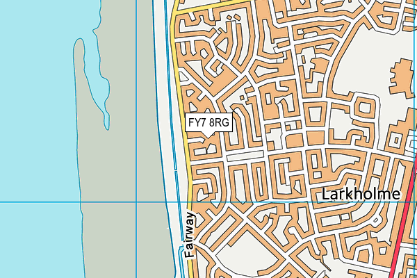 FY7 8RG map - OS VectorMap District (Ordnance Survey)