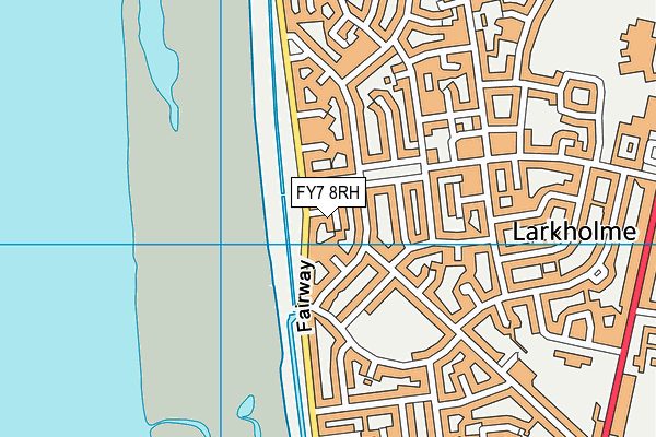 FY7 8RH map - OS VectorMap District (Ordnance Survey)