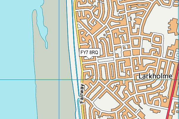 FY7 8RQ map - OS VectorMap District (Ordnance Survey)