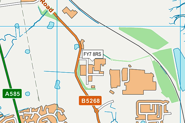FY7 8RS map - OS VectorMap District (Ordnance Survey)