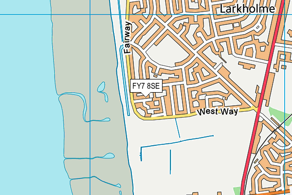 FY7 8SE map - OS VectorMap District (Ordnance Survey)