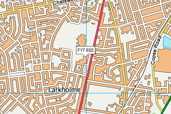 FY7 8SS map - OS VectorMap District (Ordnance Survey)